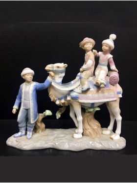 9.5" Family with Camel Figurine 9.5" Family with Camel Figurine